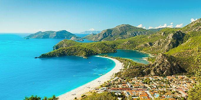 Türkei Luftaufnahme Meer