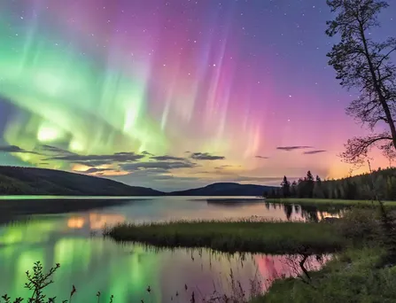 Polarlichter Lappland